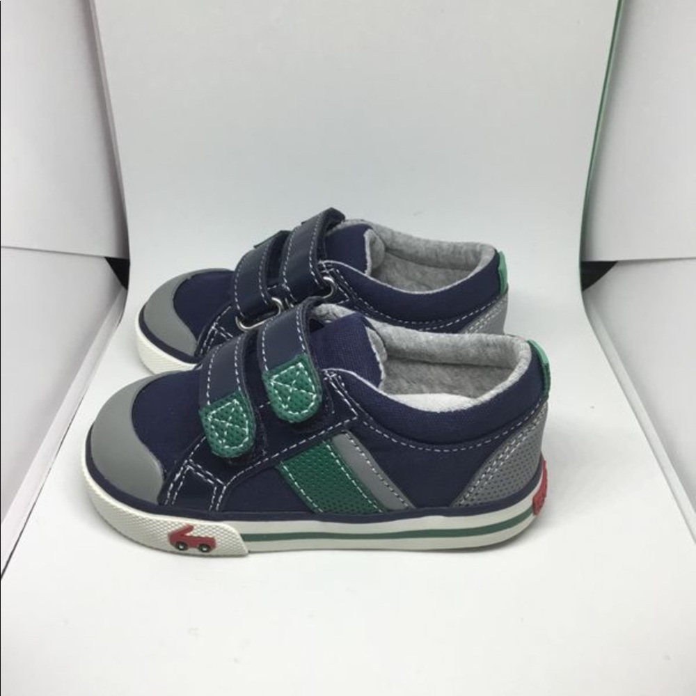 See Kai Run - Russell Navy Green NEW